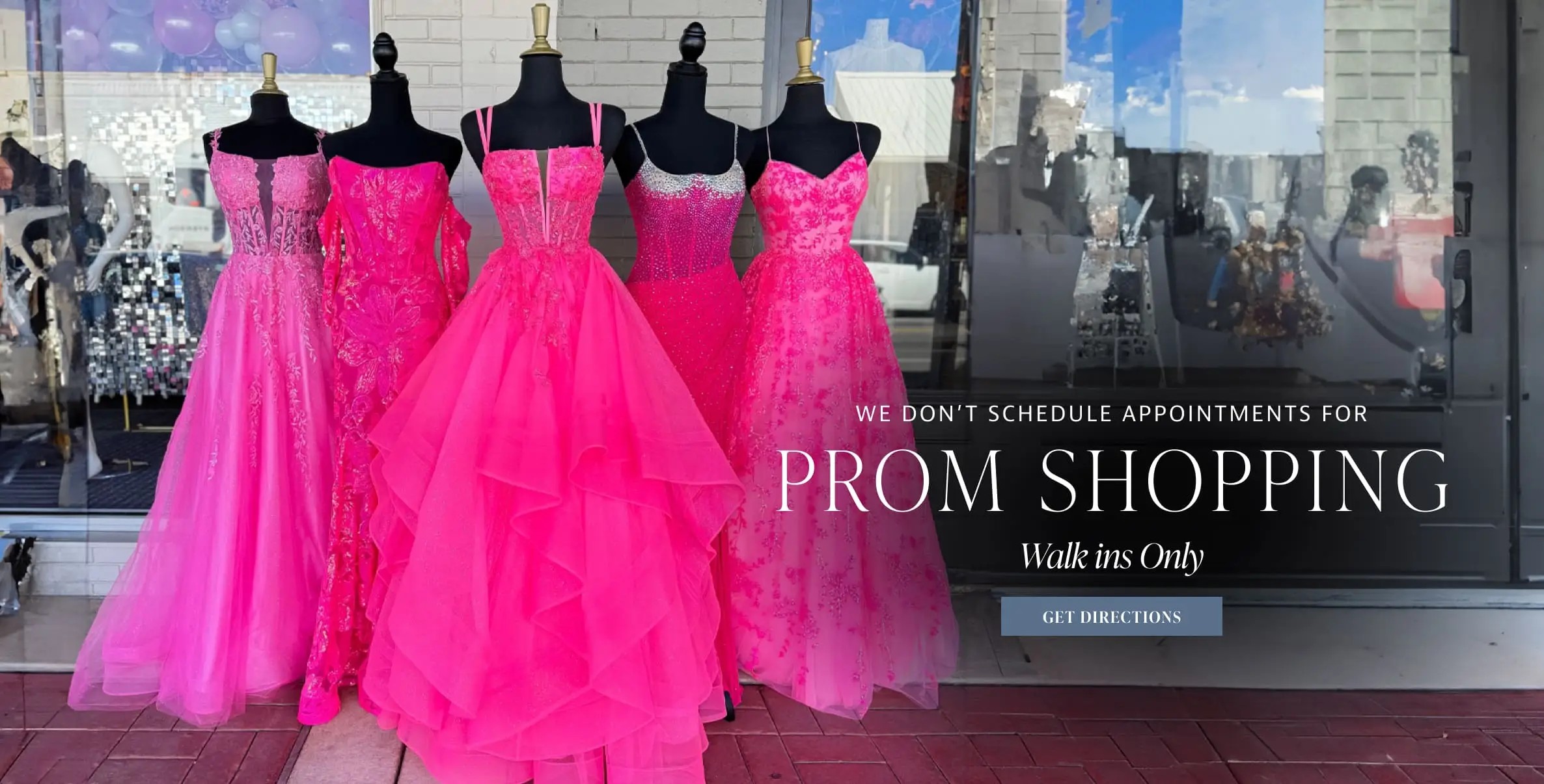 Prom shopping online